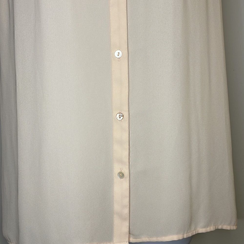 Forever 21 Cream Lace Button Down Blouse - Picture 6 of 10